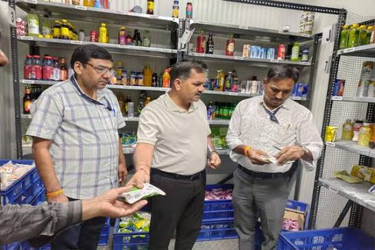 जेप्टो के डार्क स्टोर पर खाद्य सुरक्षा विभाग की बड़ी कार्रवाई